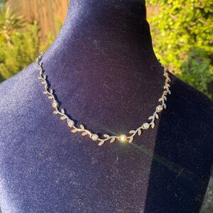 Sterling Silver Leaf Necklace
